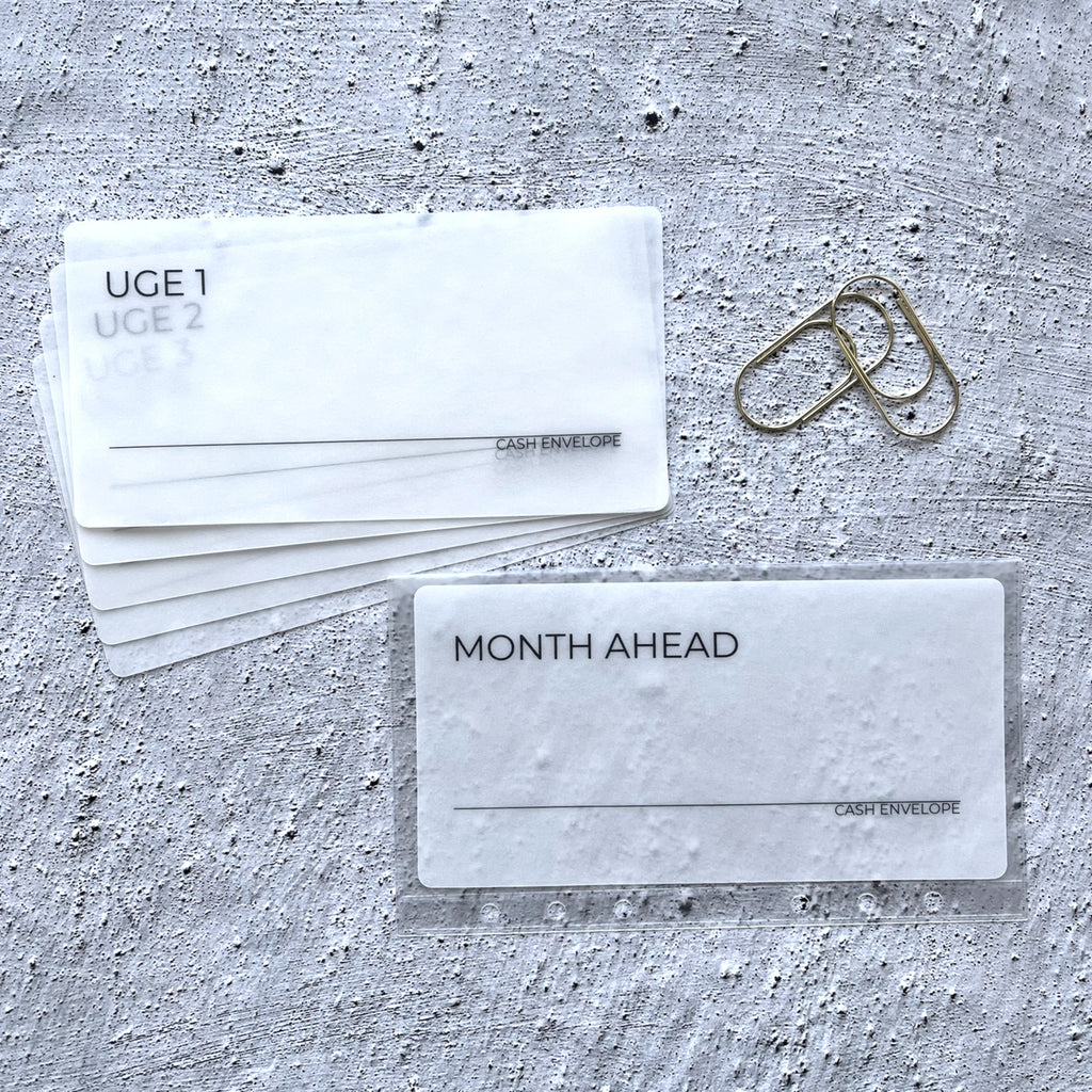 Month Ahead — Minimal Kategori-inserts