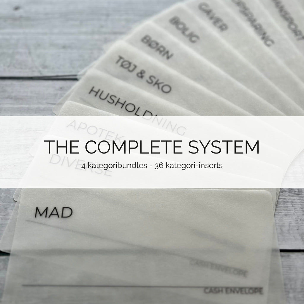 The Complete System — Minimal Kategori-inserts
